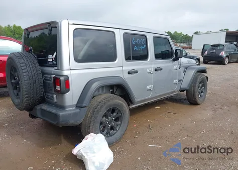 2021 Jeep Wrangler Unlimited Sport from USA, damaged, VIN 1C4HJXDG6MW607748